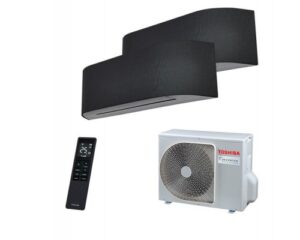 Мульти-сплит система Toshiba RAS-B10N4KVRG-E x 2 / RAS-2M18U2AVG-E mogilev-climatemontazh.by