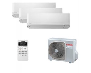 Мульти-сплит система Toshiba RAS-B10J2KVG-E x 3 / RAS-3M26U2AVG-E mogilev-climatemontazh.by