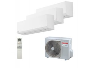 Мульти-сплит система Toshiba RAS-B07J2KVSG-E x 3 / RAS-3M18U2AVG-E mogilev-climatemontazh.by