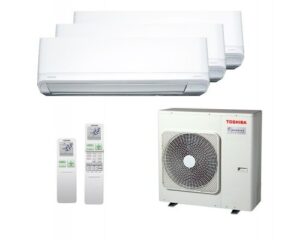 Мульти-сплит система Toshiba RAS-B10J2KVRG-E x 3 / RAS-3M26U2AVG-E mogilev-climatemontazh.by