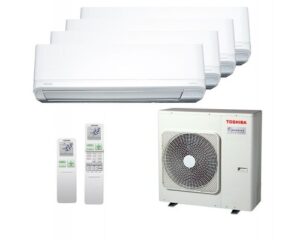 Мульти-сплит система Toshiba RAS-B10J2KVRG-E x 4 / RAS-4M27U2AVG-E mogilev-climatemontazh.by